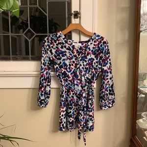 Motherhood Maternity Spotted Blouse